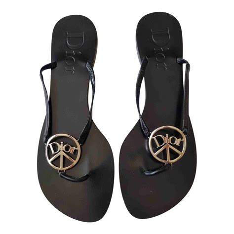 women's dior flip flops|Dior summer sandals.